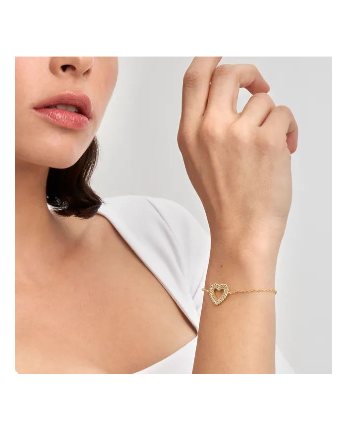 BRACCIALE LOVECLOUD CUORE ORO