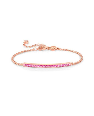 BRACCIALE CARISMATICA ORO ROSA E PIETRE FUCSIA