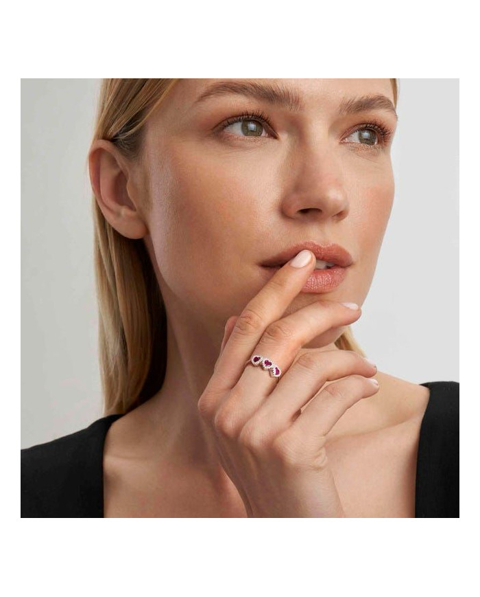 ANELLO ALL MY LOVE CUORE E ZIRCONI